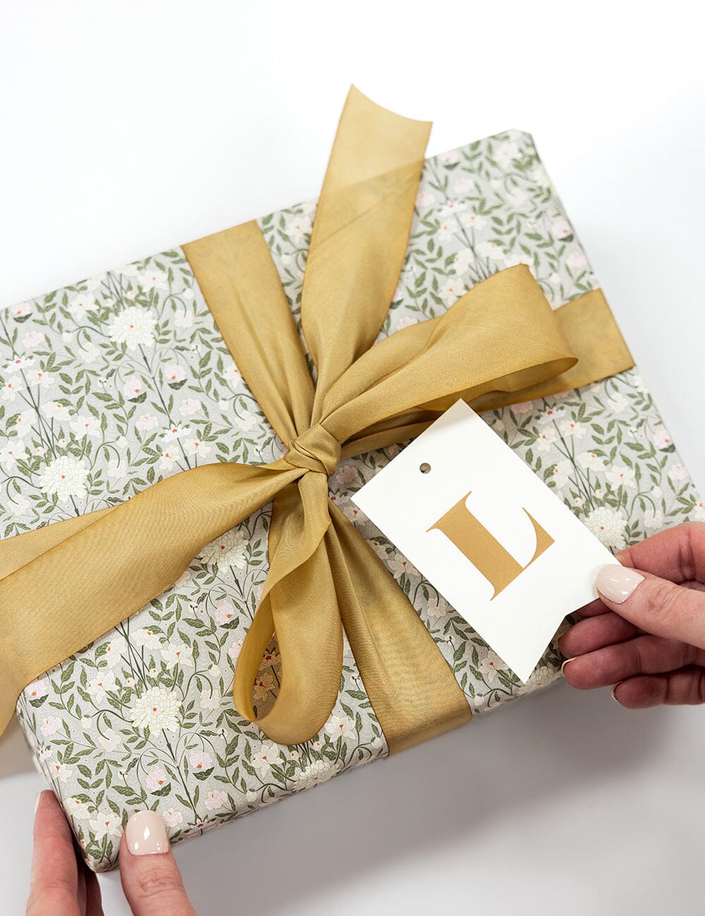 L - Alphabet Gift Tag