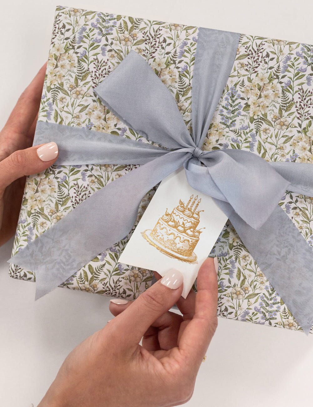 Cake - Single Tag Gift Tags Bespoke Letterpress 