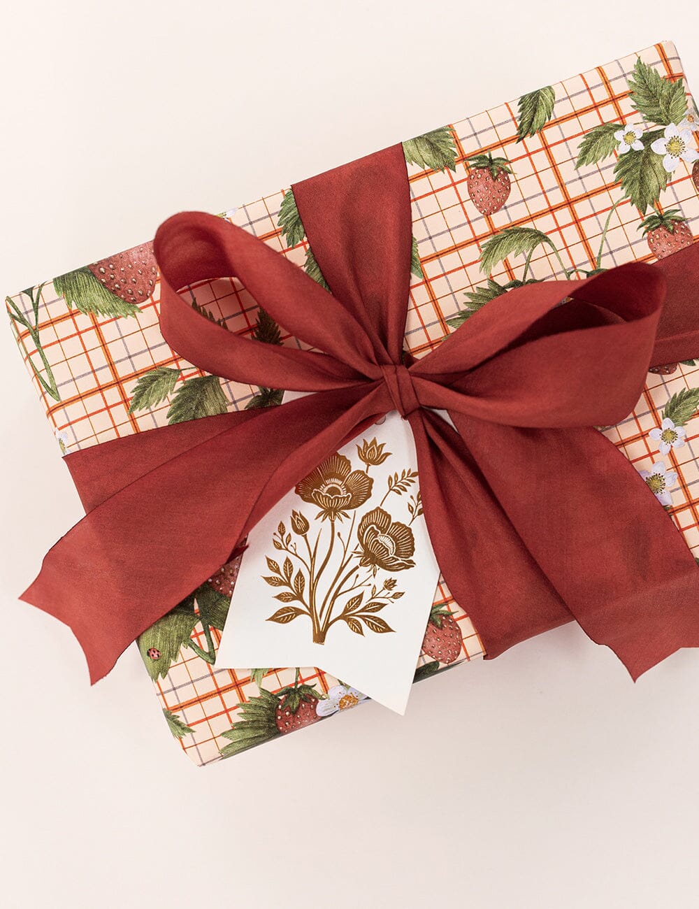 Wildflowers - Single Tag Gift Tags Bespoke Letterpress 