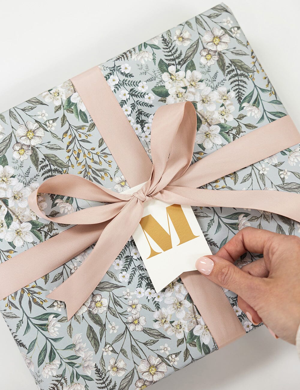 M - Alphabet Gift Tag