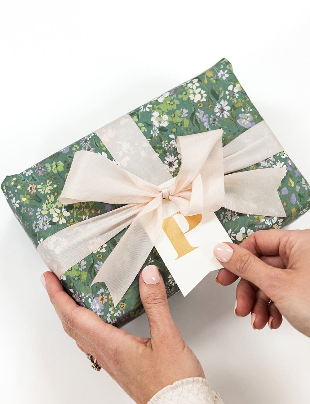 P - Alphabet Gift Tag