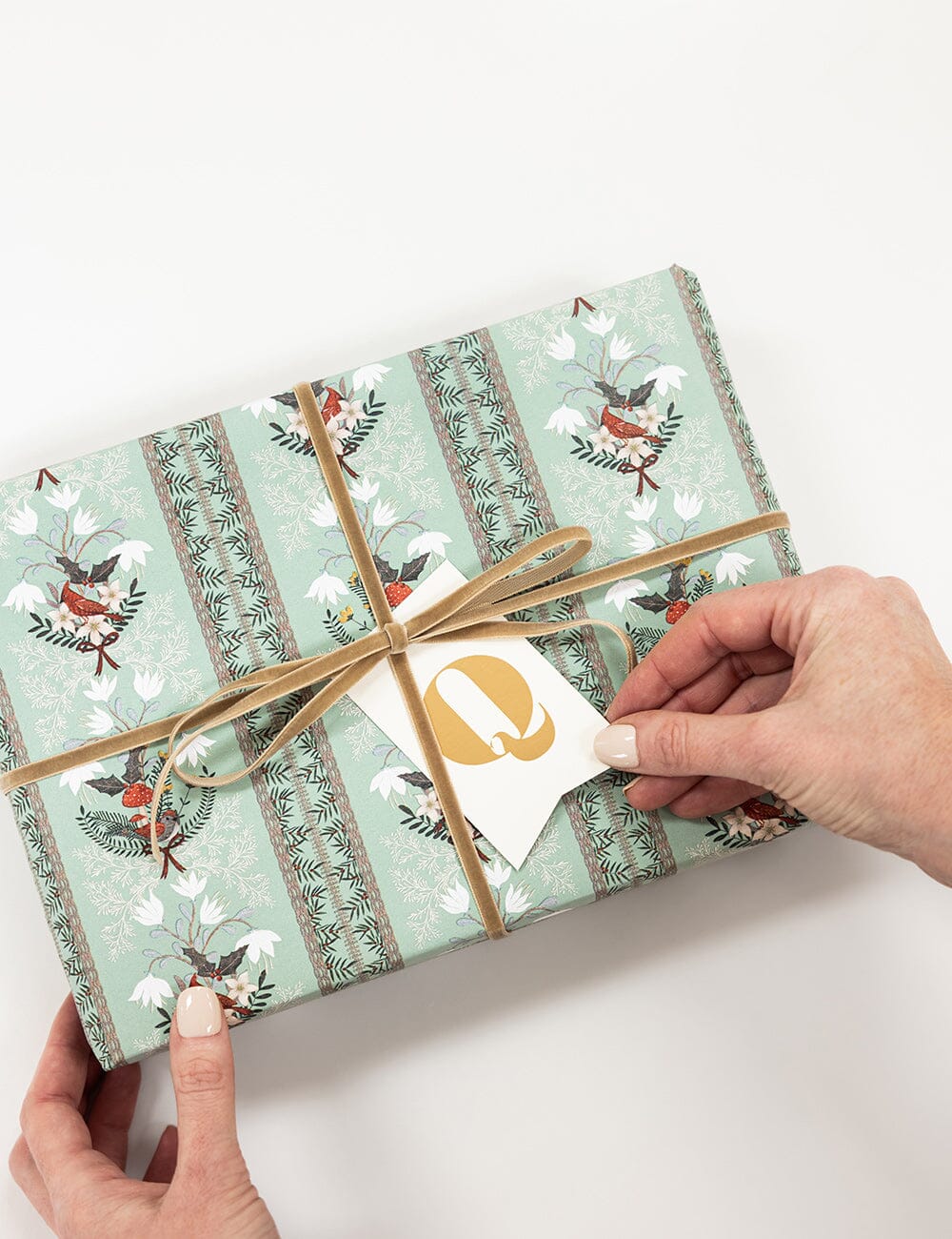 Q - Alphabet Gift Tag