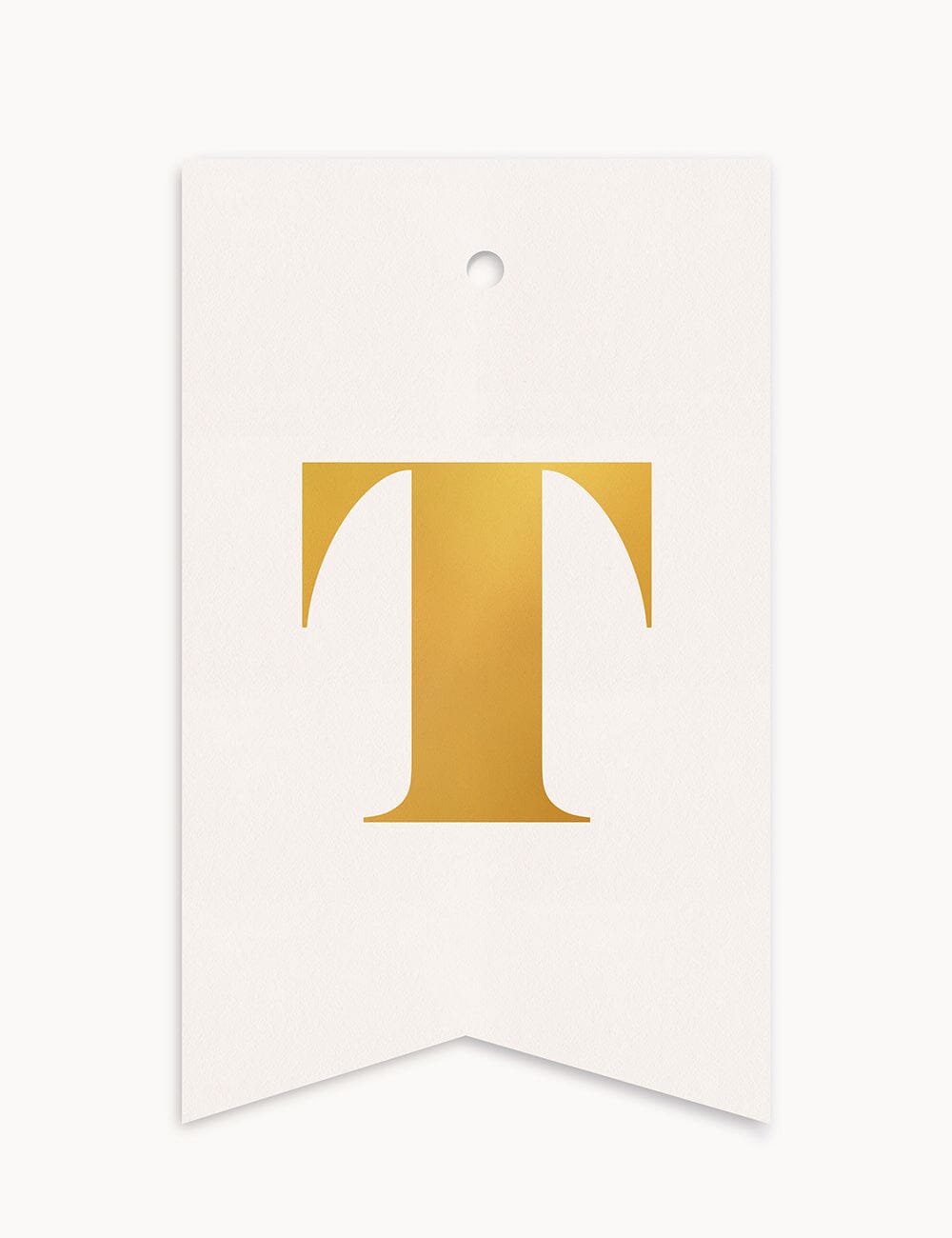 T - Alphabet Gift Tag