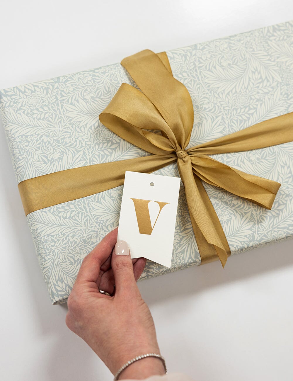 V - Alphabet Gift Tag