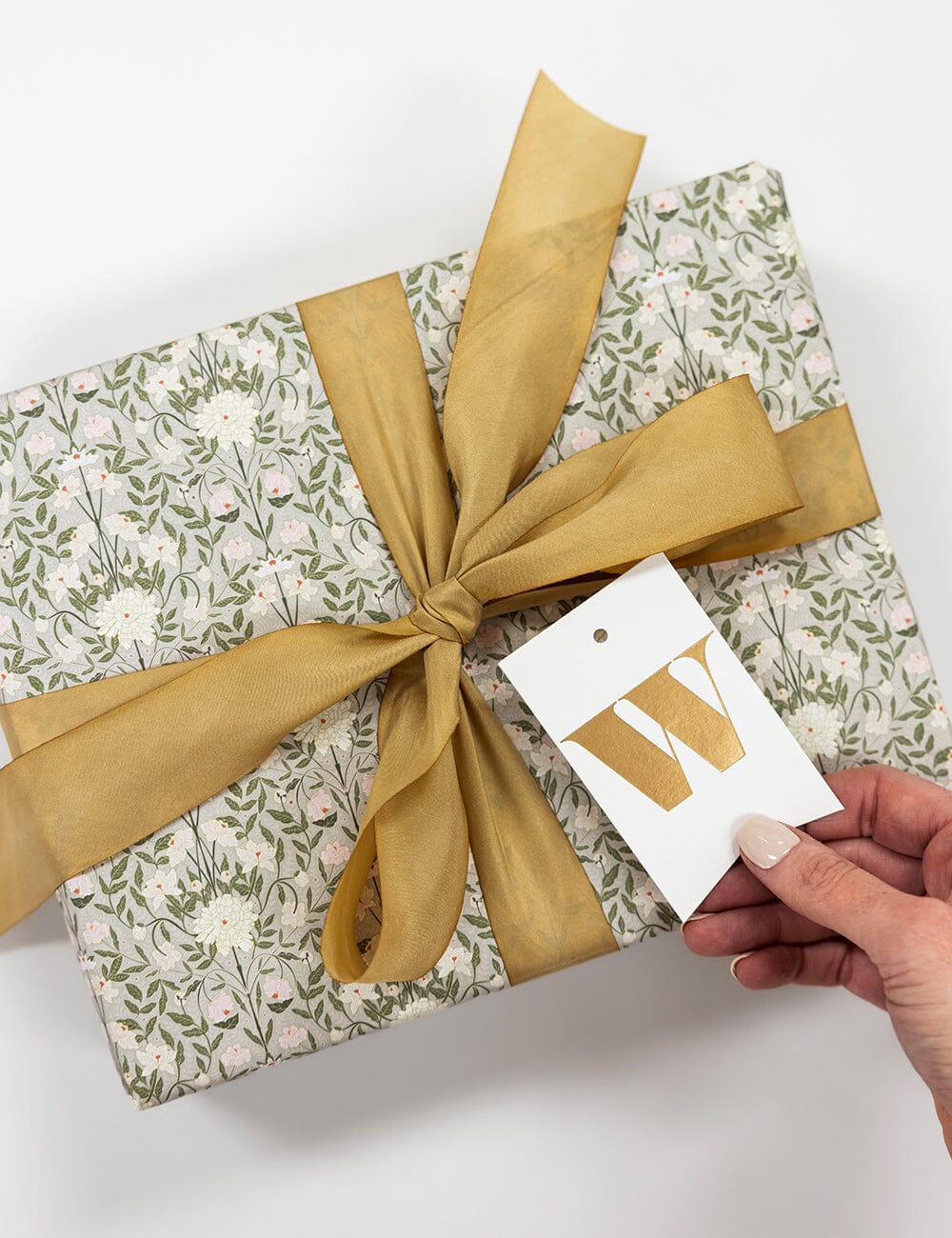 W - Alphabet Gift Tag