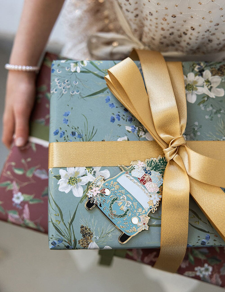 English Garden / Christmas Blooms 100pk Gift Wrap Gift Wrap Bespoke Letterpress 