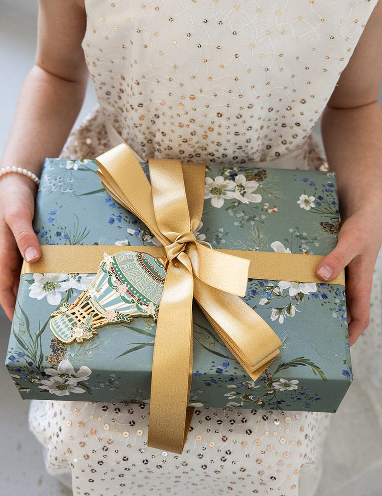 English Garden / Christmas Blooms 100pk Gift Wrap Gift Wrap Bespoke Letterpress 