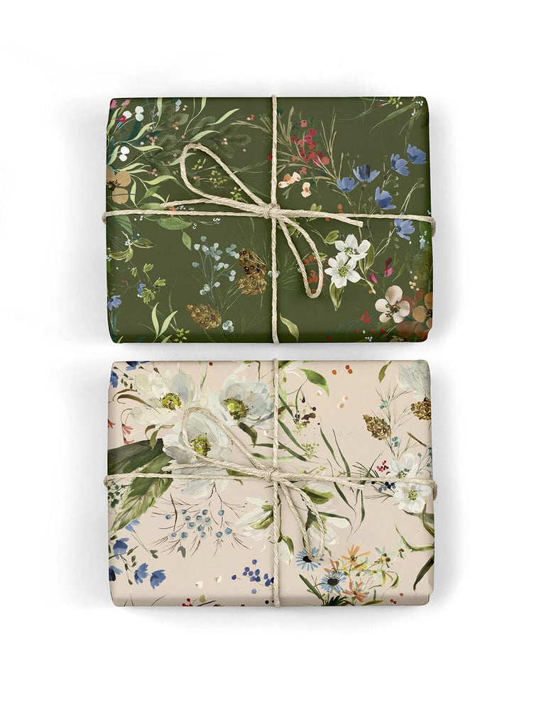 Olive Meadows / Summer Florals 6pk Gift Wrap