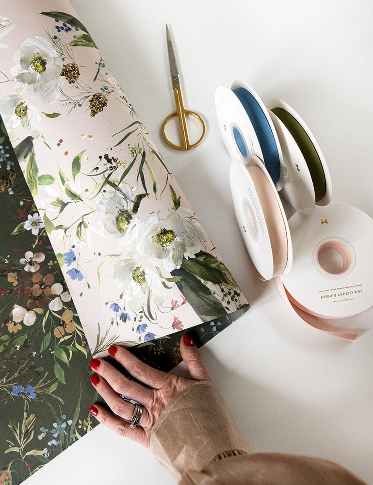 Olive Meadows / Summer Florals 6pk Gift Wrap Gift Wrap Bespoke Letterpress 