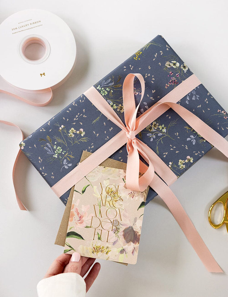 Wax Flower / Poppies 6pk Gift Wrap Gift Wrap Bespoke Letterpress 