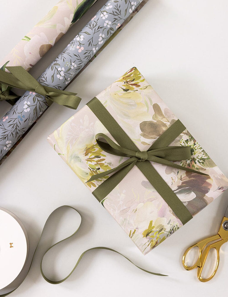 Peony Study/Primrose Gift Wrap 100pk Gift Wrap Bespoke Letterpress 