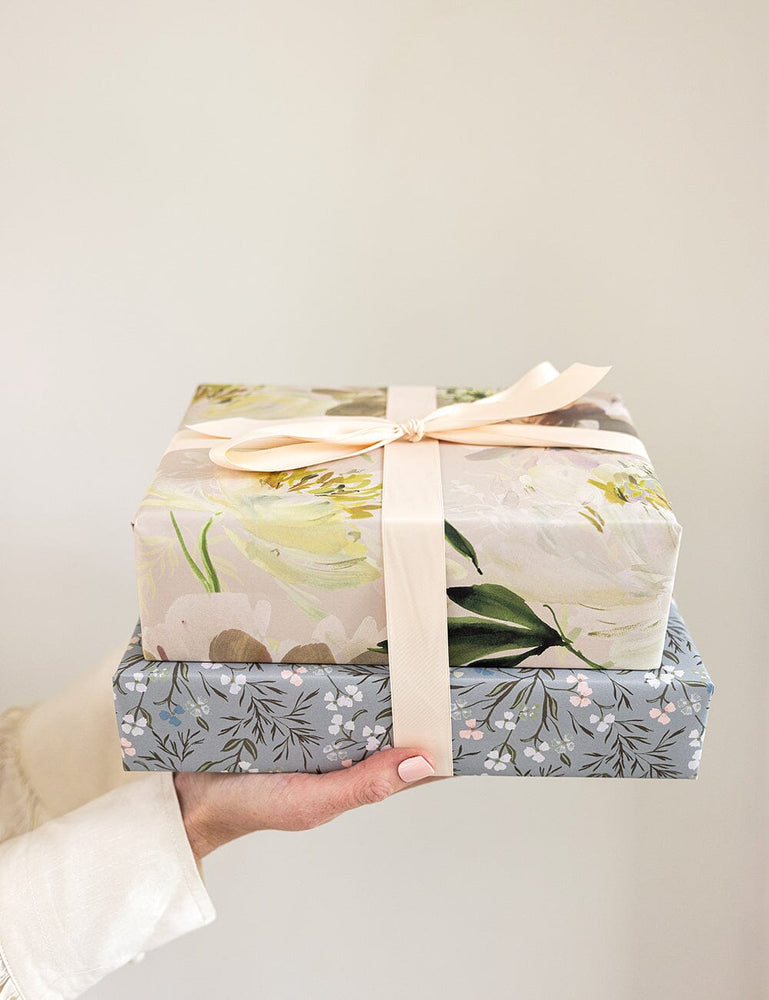 Peony Study/Primrose Gift Wrap 100pk Gift Wrap Bespoke Letterpress 
