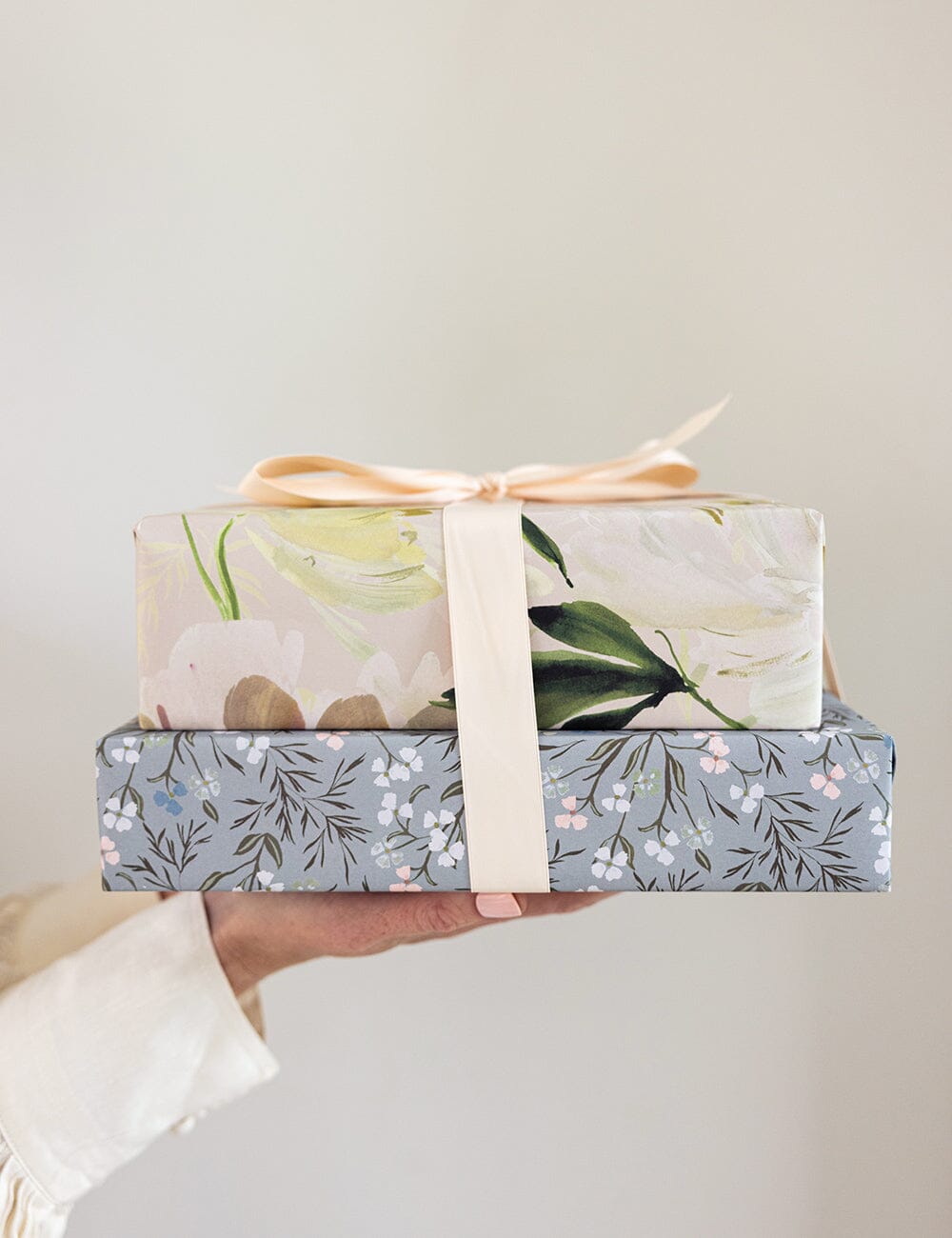 Peony Study/Primrose 6pk Gift Wrap