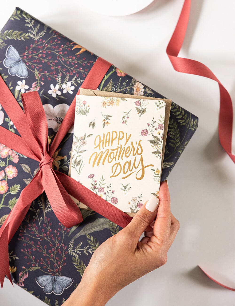 Cockatoo / Dusk In Bloom Gift Wrap 100pk