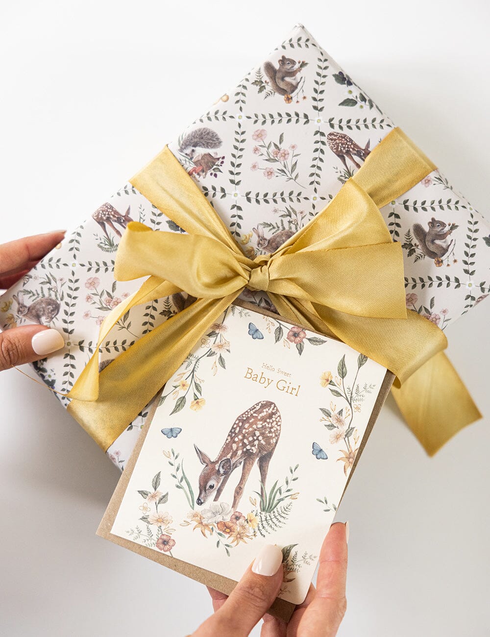 Wildflower Trellis / Woodland Party Gift Wrap 100pk