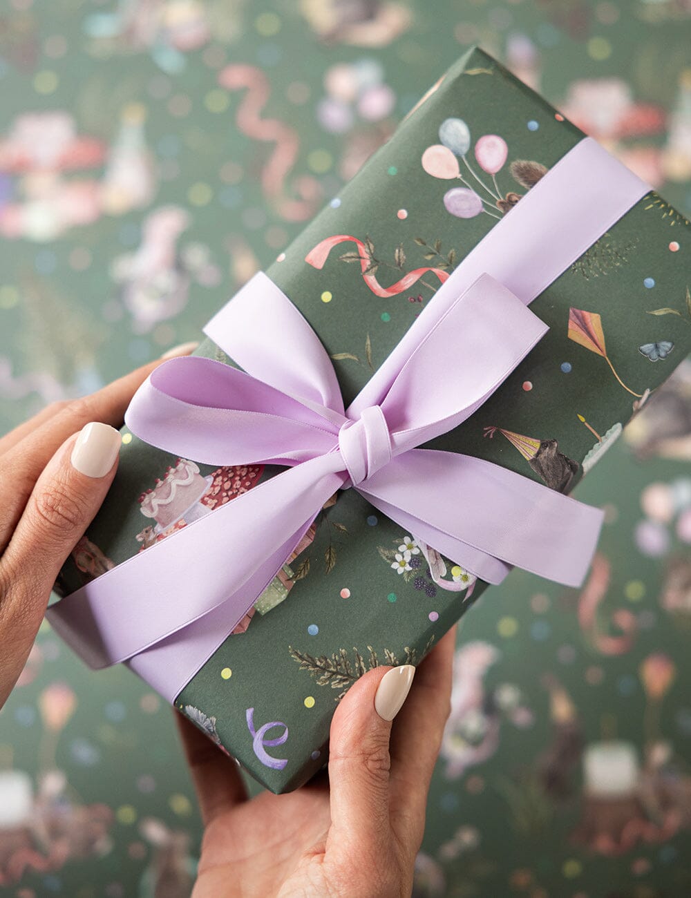 Wildflower Trellis / Woodland Party 6pk Gift Wrap Sheets