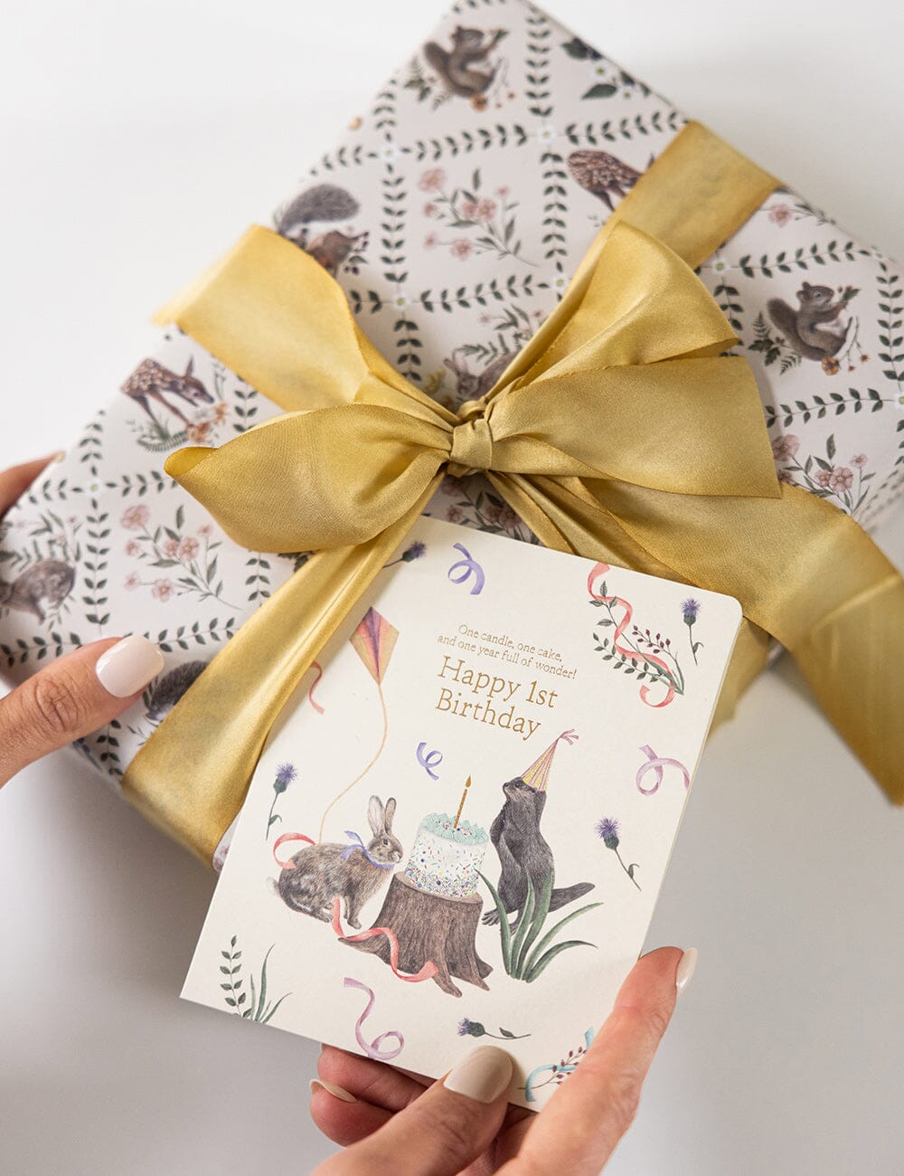 Wildflower Trellis / Woodland Party 6pk Gift Wrap Sheets