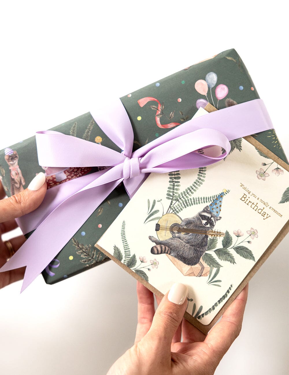 Wildflower Trellis / Woodland Party 6pk Gift Wrap Sheets