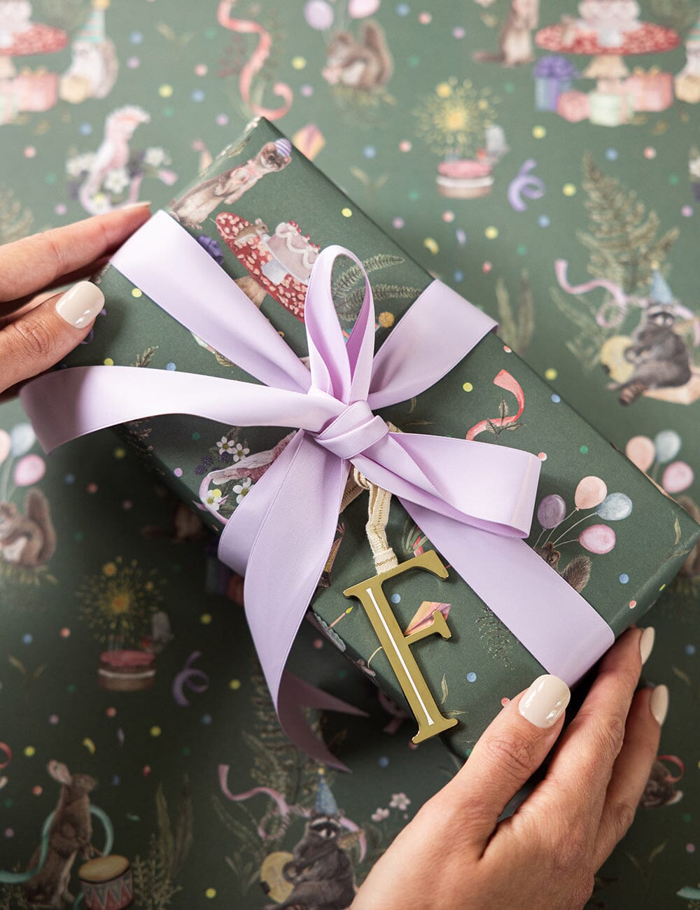 Wildflower Trellis / Woodland Party 6pk Gift Wrap Sheets