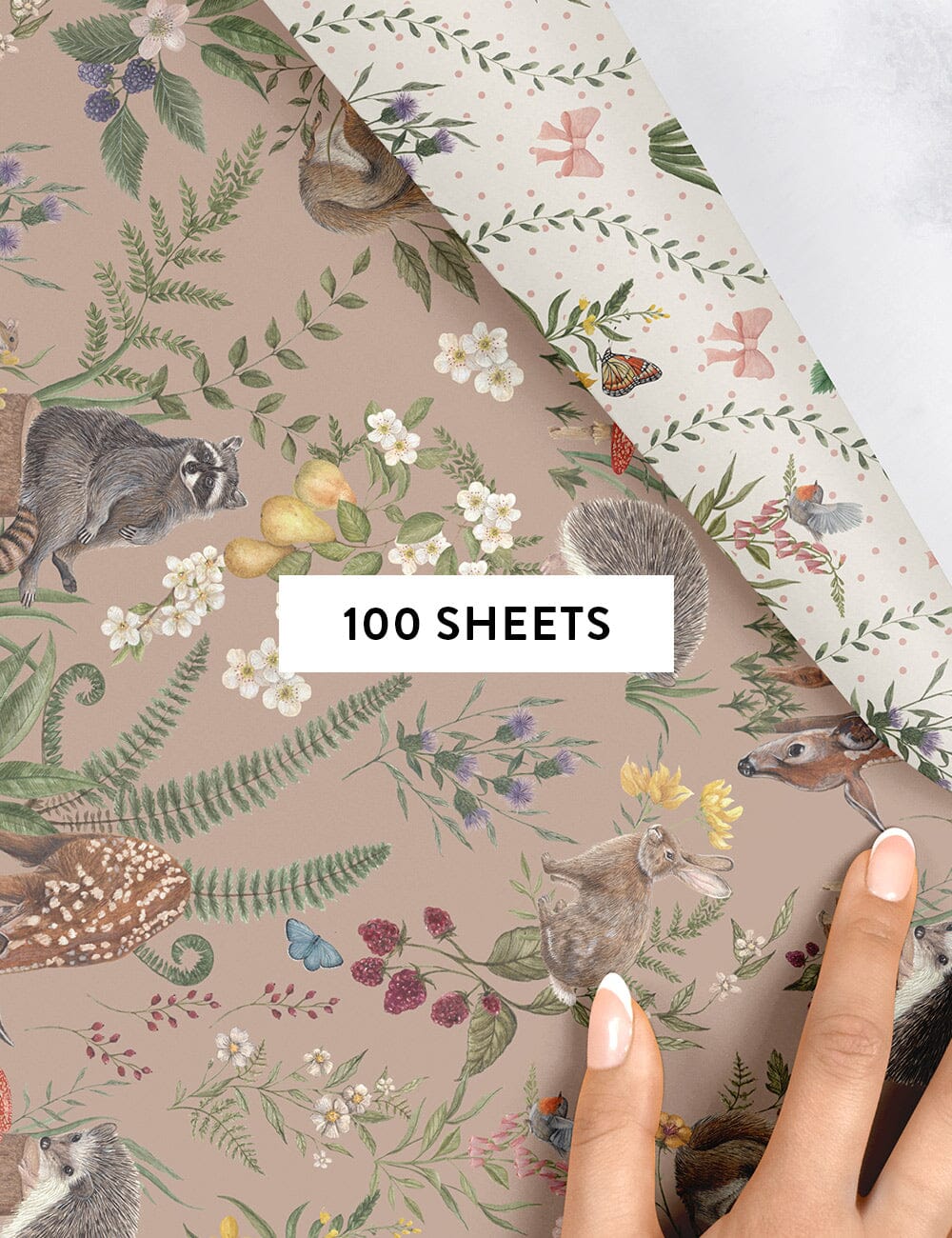 Dainty Petals / Garden Reverie Gift Wrap 100pk