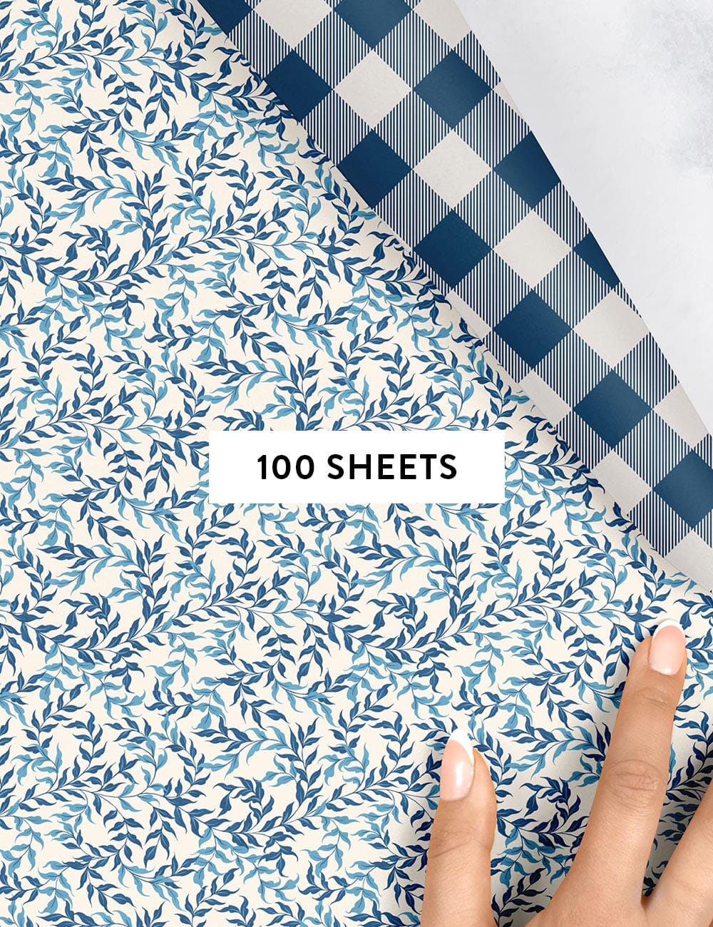 Bluebloom Ivy / Blue Diamond Gift Wrap 100pk