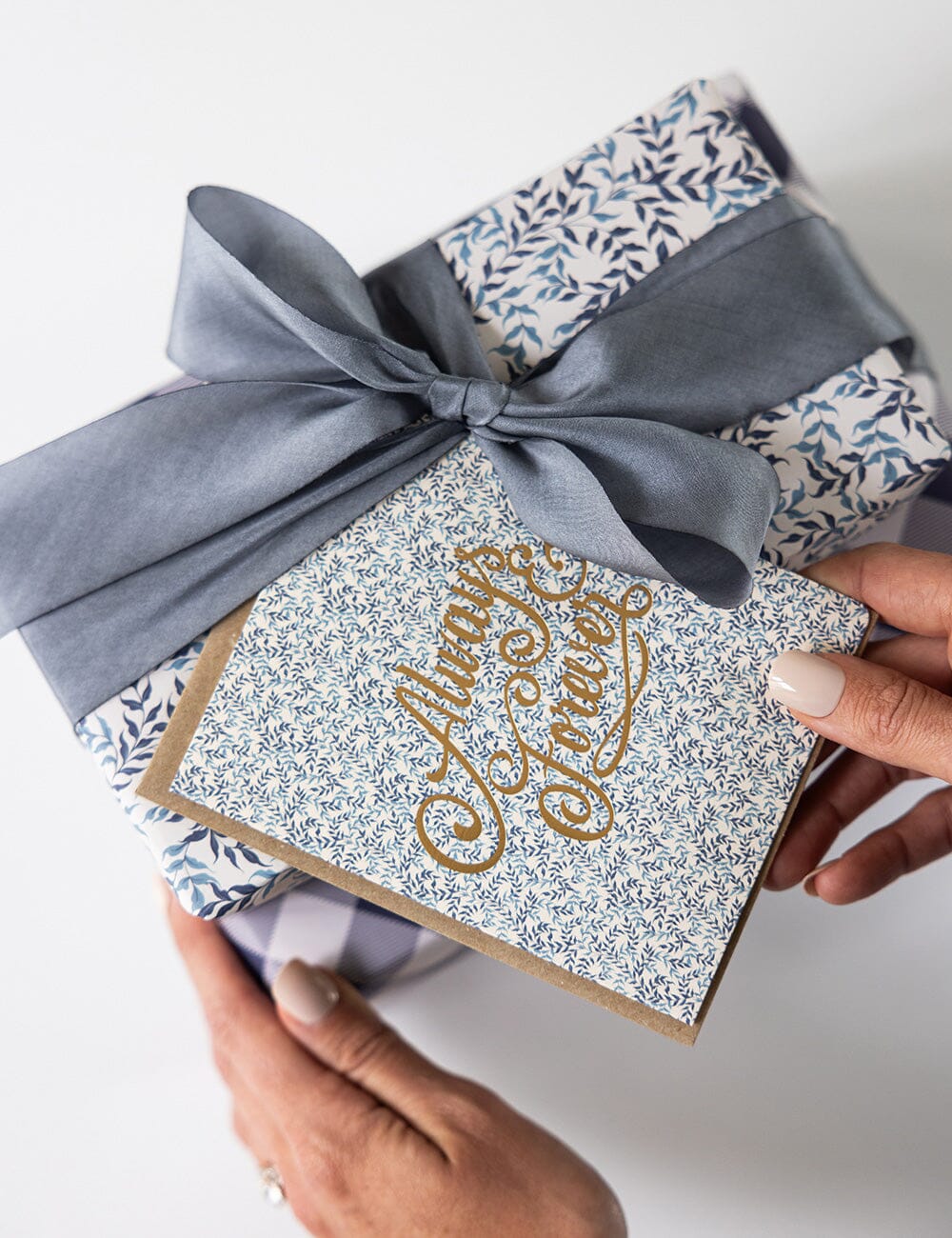 Bluebloom Ivy / Blue Diamond 6pk Gift Wrap Sheets