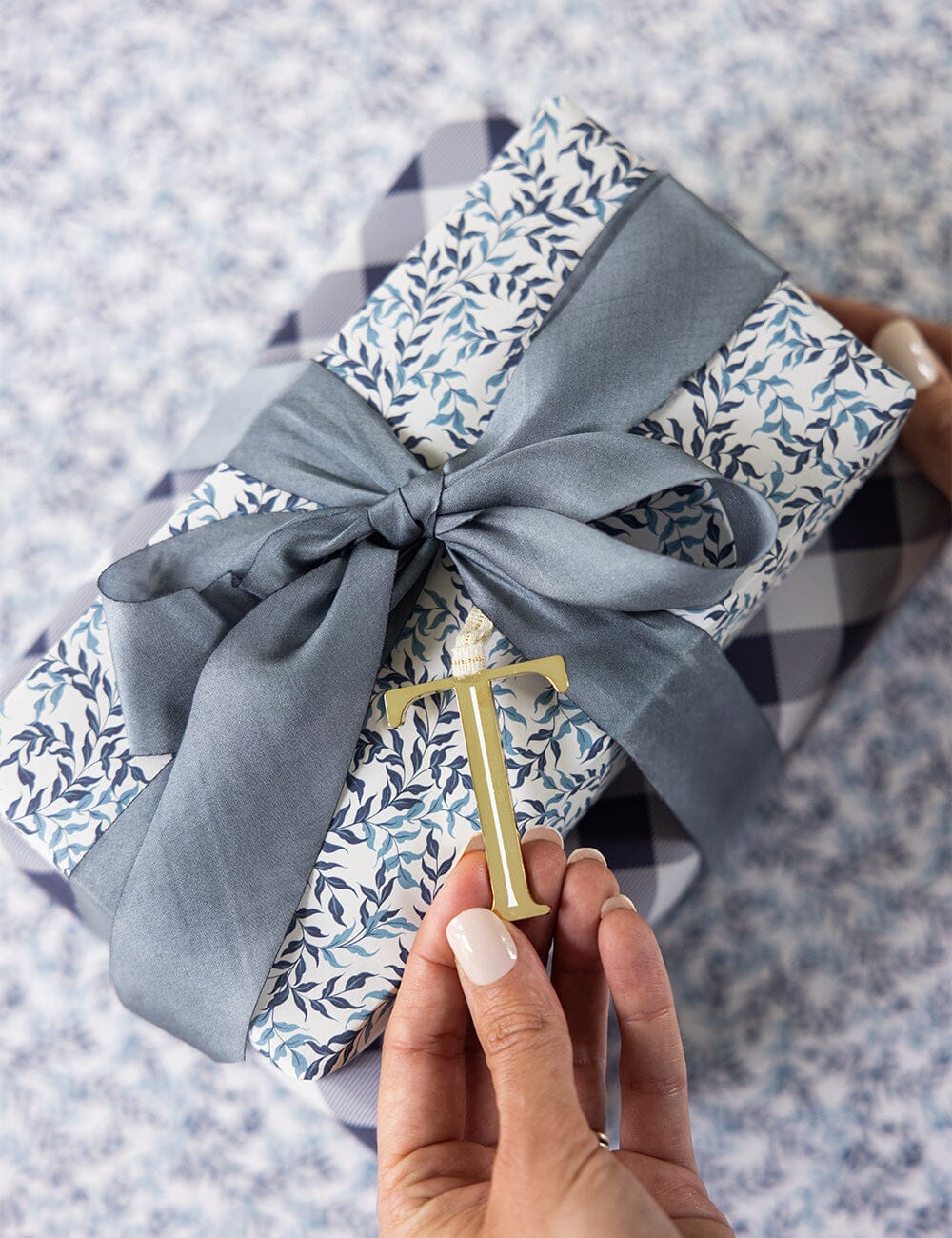 Bluebloom Ivy / Blue Diamond 6pk Gift Wrap Sheets