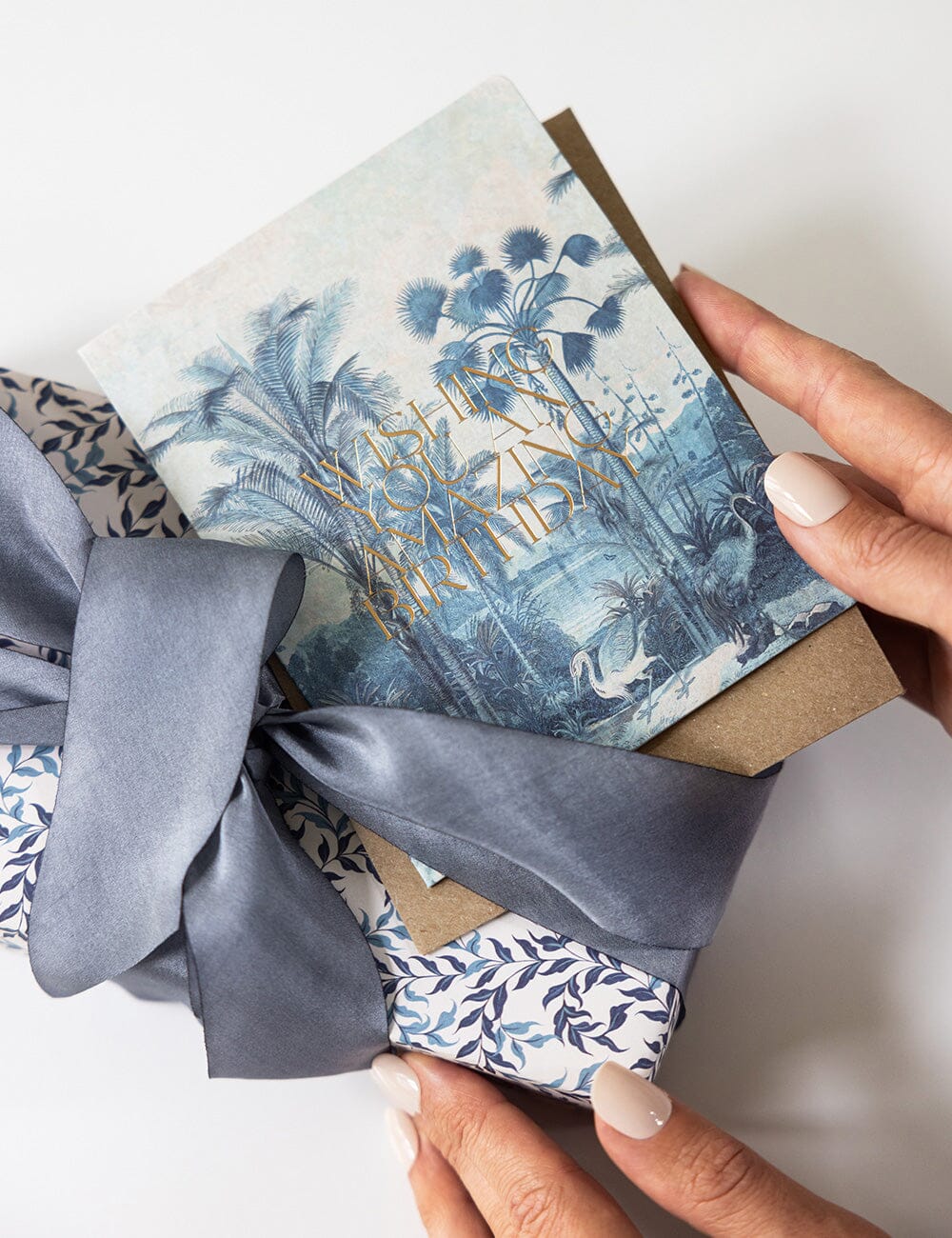 Bluebloom Ivy / Blue Diamond 6pk Gift Wrap Sheets