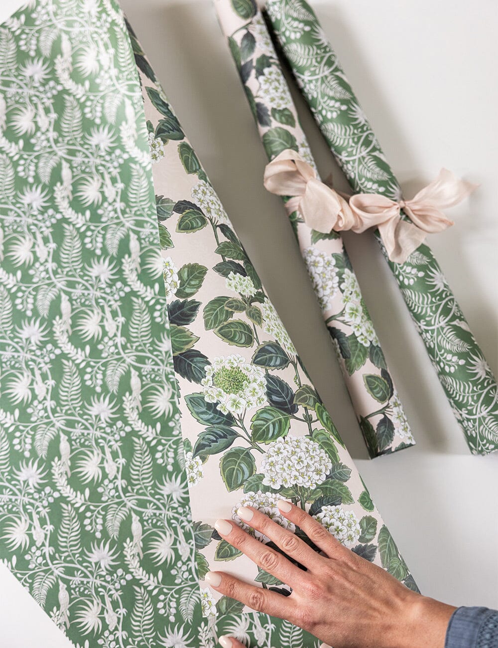 Hydrangea / Jardin Tropical 6pk Gift Wrap Sheets Gift Wrap Bespoke Letterpress 