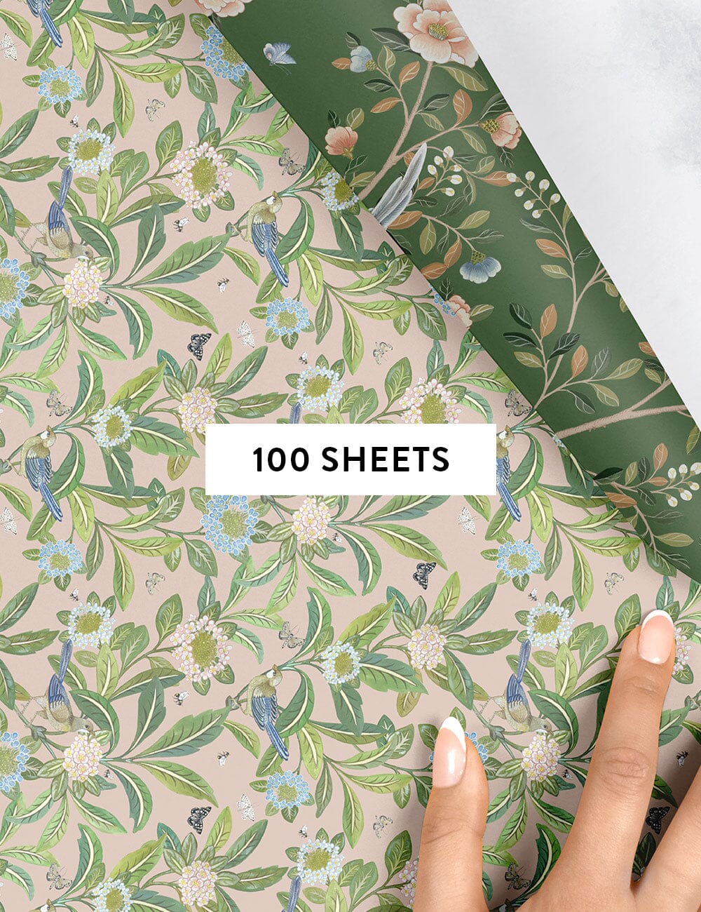 Camellia Tree / Summer Garden Gift Wrap 100pk