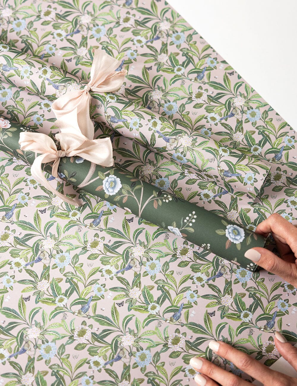 Camellia Tree / Summer Garden 6pk Gift Wrap Sheets