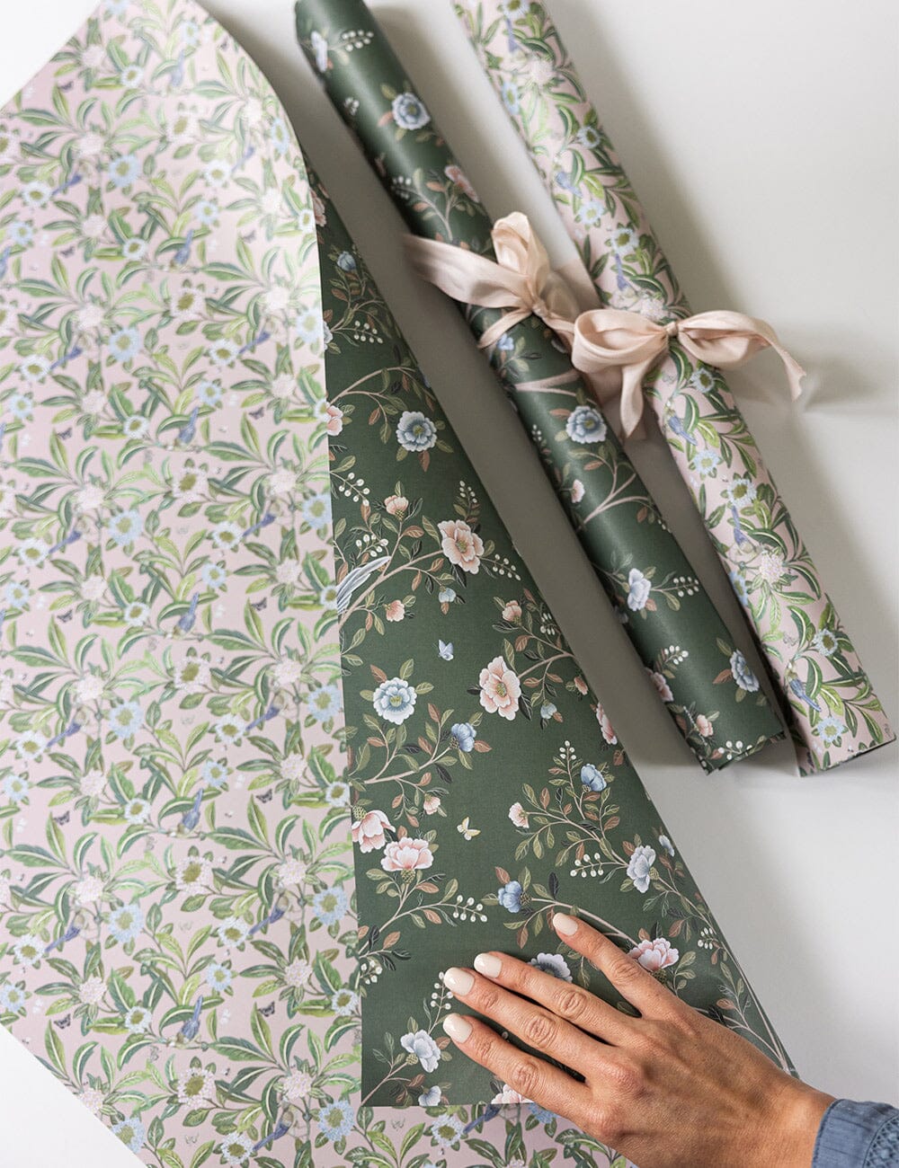 Camellia Tree / Summer Garden 6pk Gift Wrap Sheets