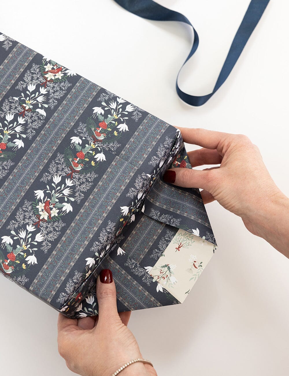 Christmas Birds / Heirloom Holly - 6pk Gift Wrap Sheets