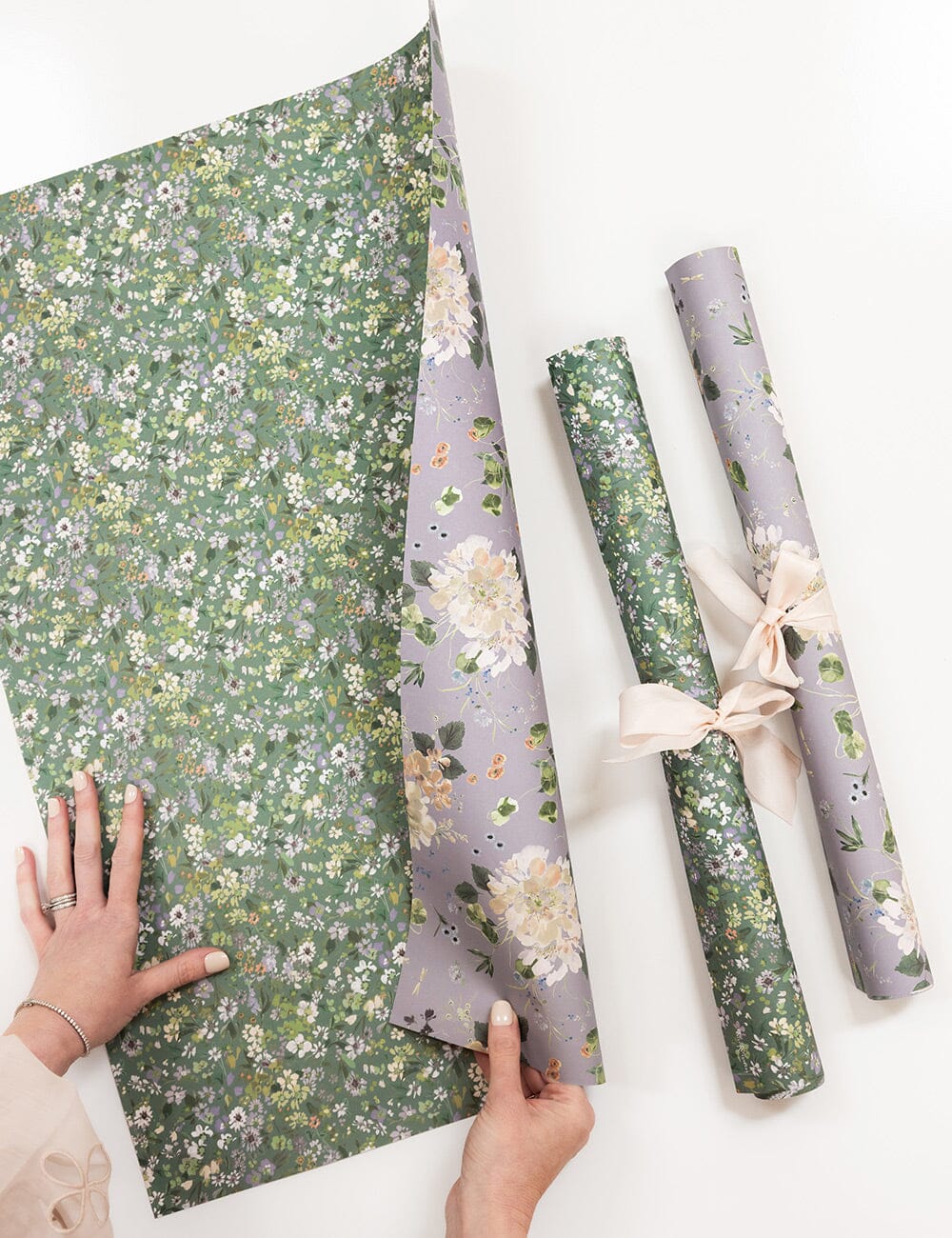 Summer Perennials / Peony Garden Gift Wrap 100pk Gift Wrap Bespoke Letterpress 