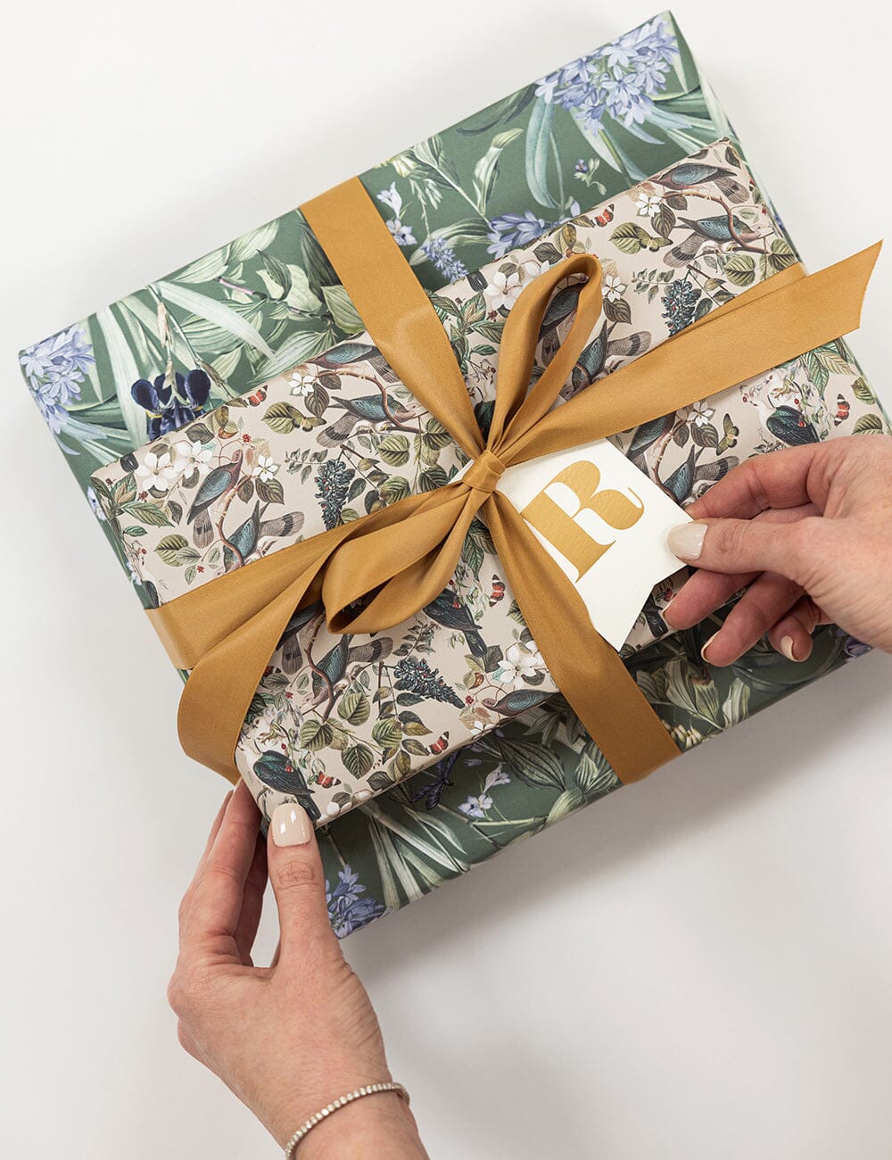Indigo Haven / Botanical Grove Gift Wrap 6pk