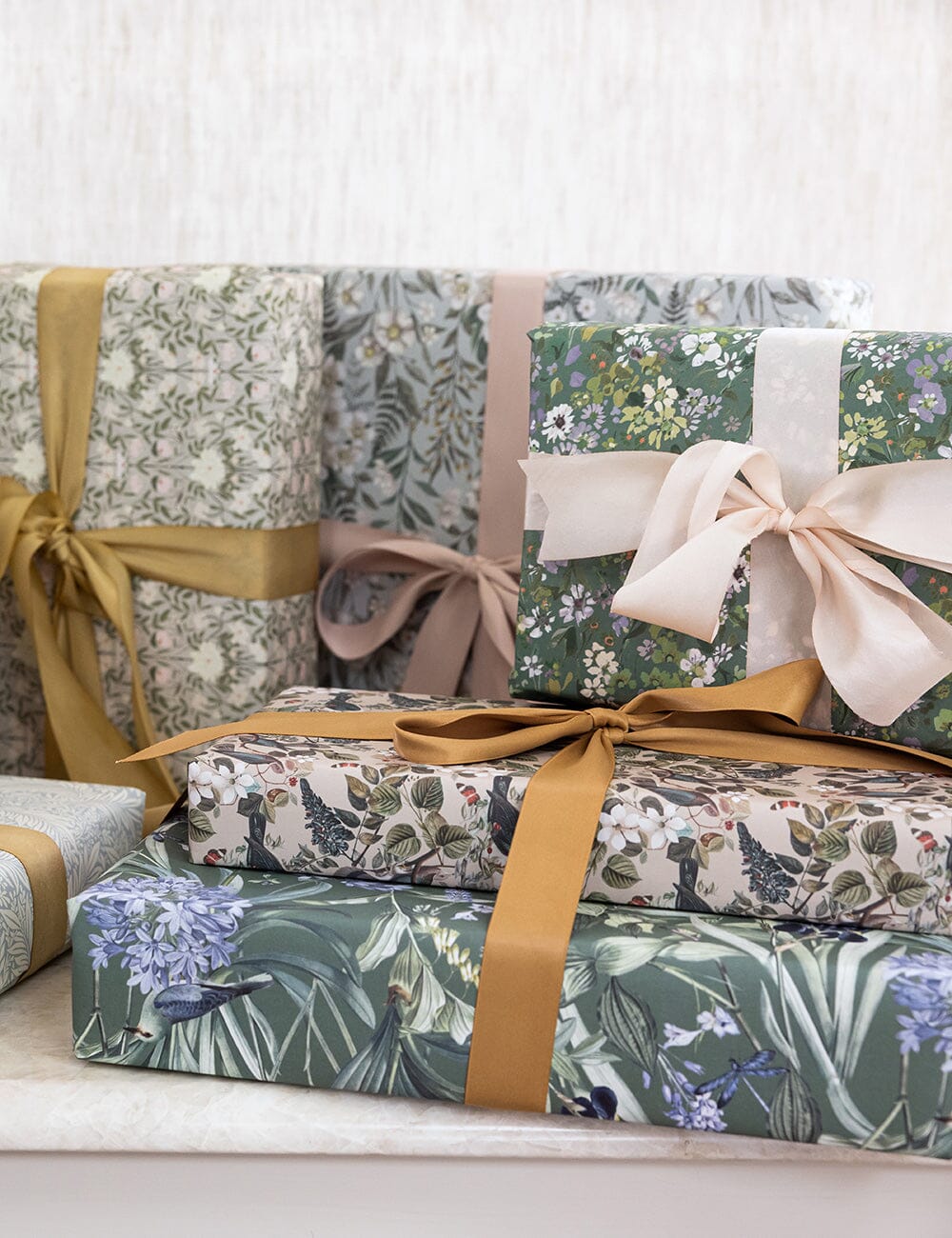 Indigo Haven / Botanical Grove Gift Wrap 6pk