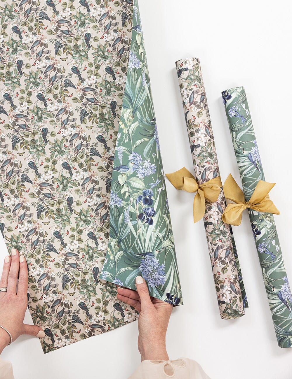 Indigo Haven / Botanical Grove Gift Wrap 6pk