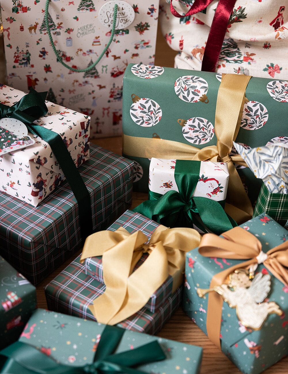 Drummer Boy / Classic Tartan 6pk Gift Wrap Sheets