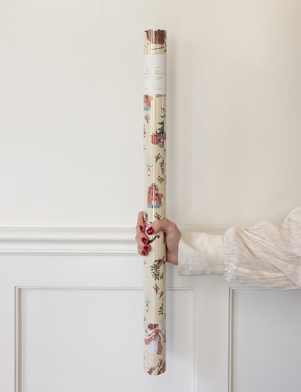 Gift Wrap Roll - Jolly Santa