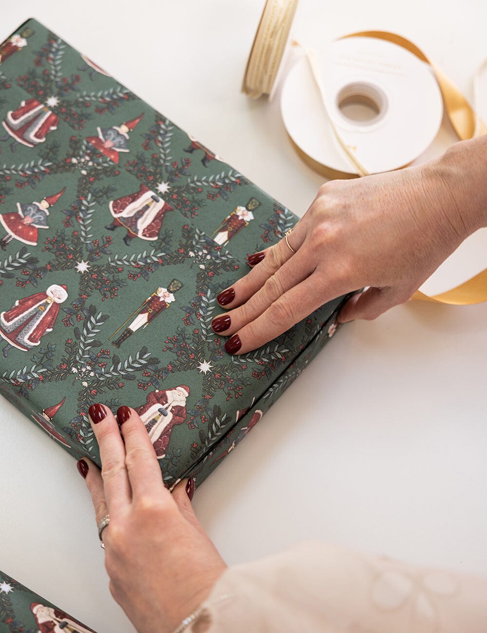 Gift Wrap Roll 3m - Mr & Mrs Claus