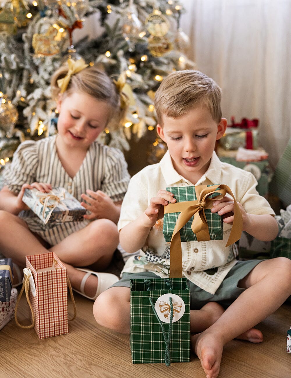 Gift Wrap Roll 3m - Spruce Tartan