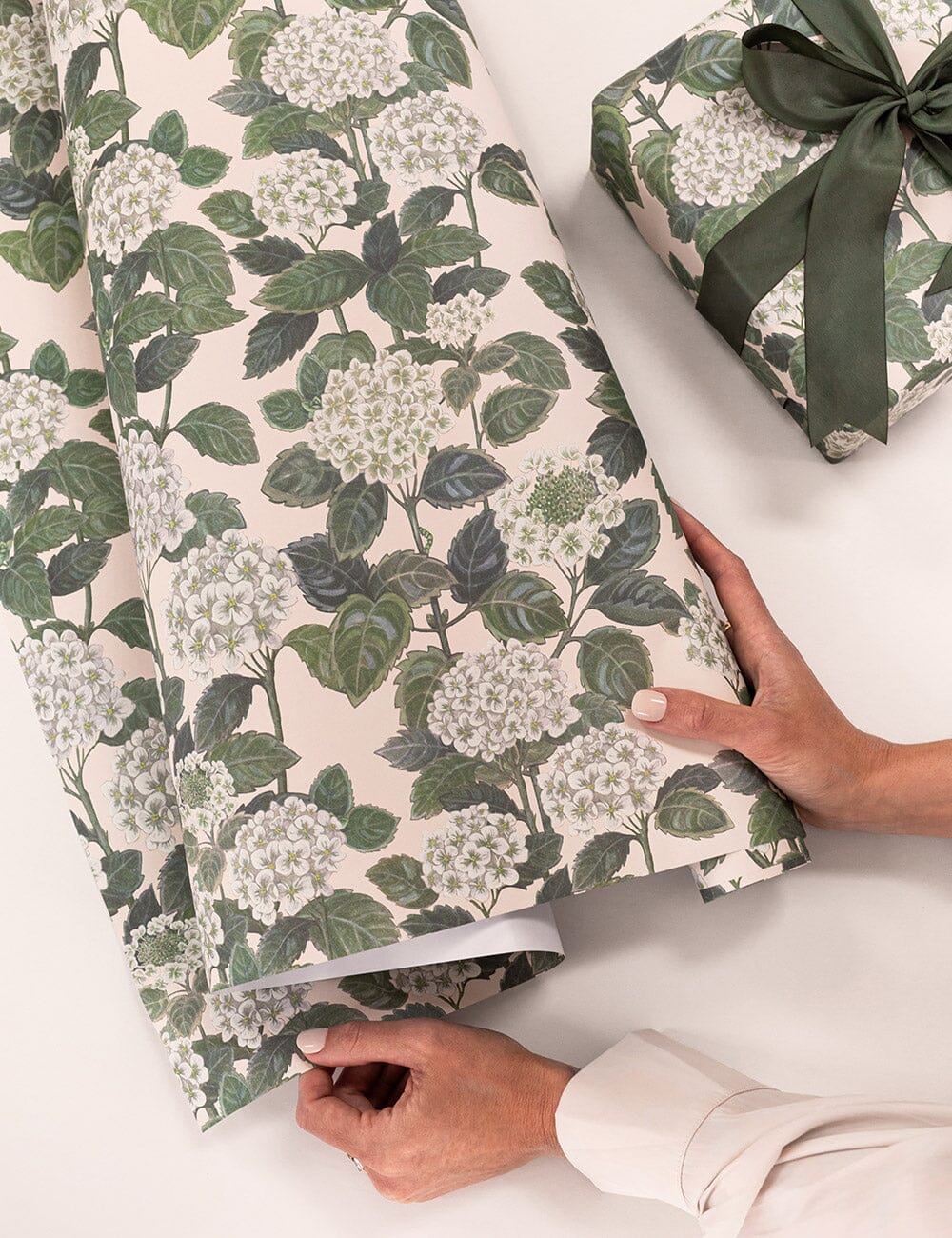 Gift Wrap Roll 3m - Hydrangea