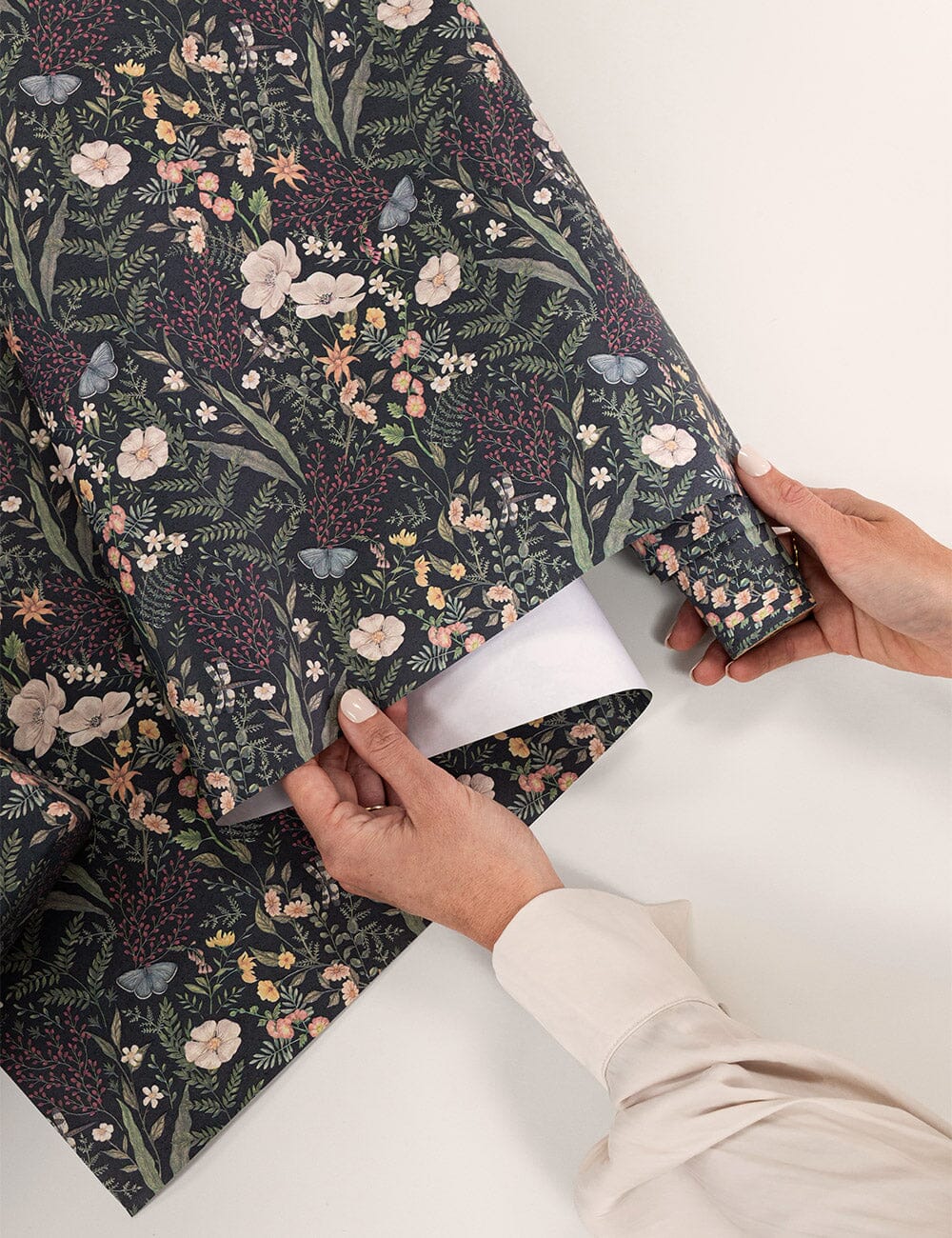 Gift Wrap Roll 3m - Dusk in Bloom