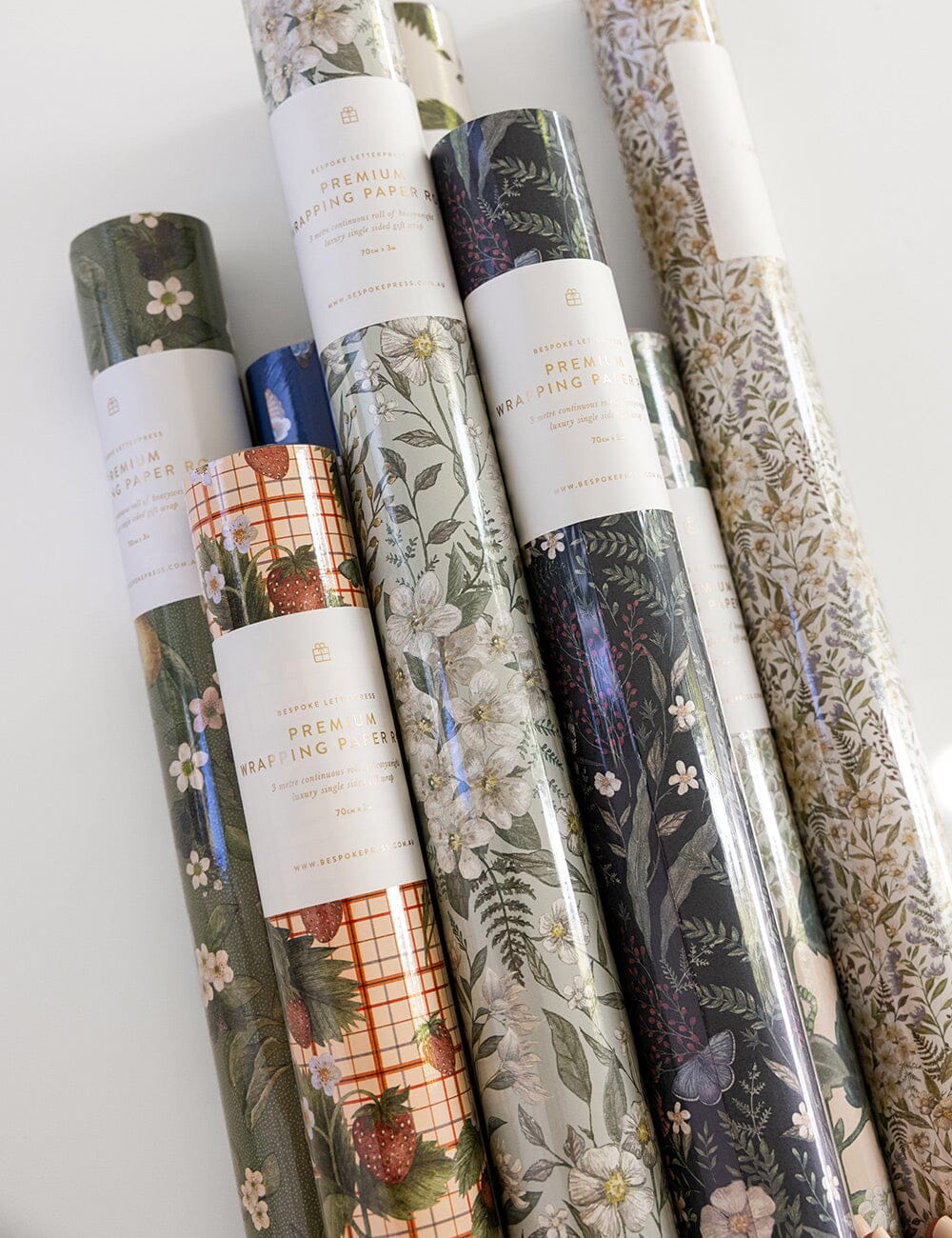 Gift Wrap Roll 3m - Strawberries