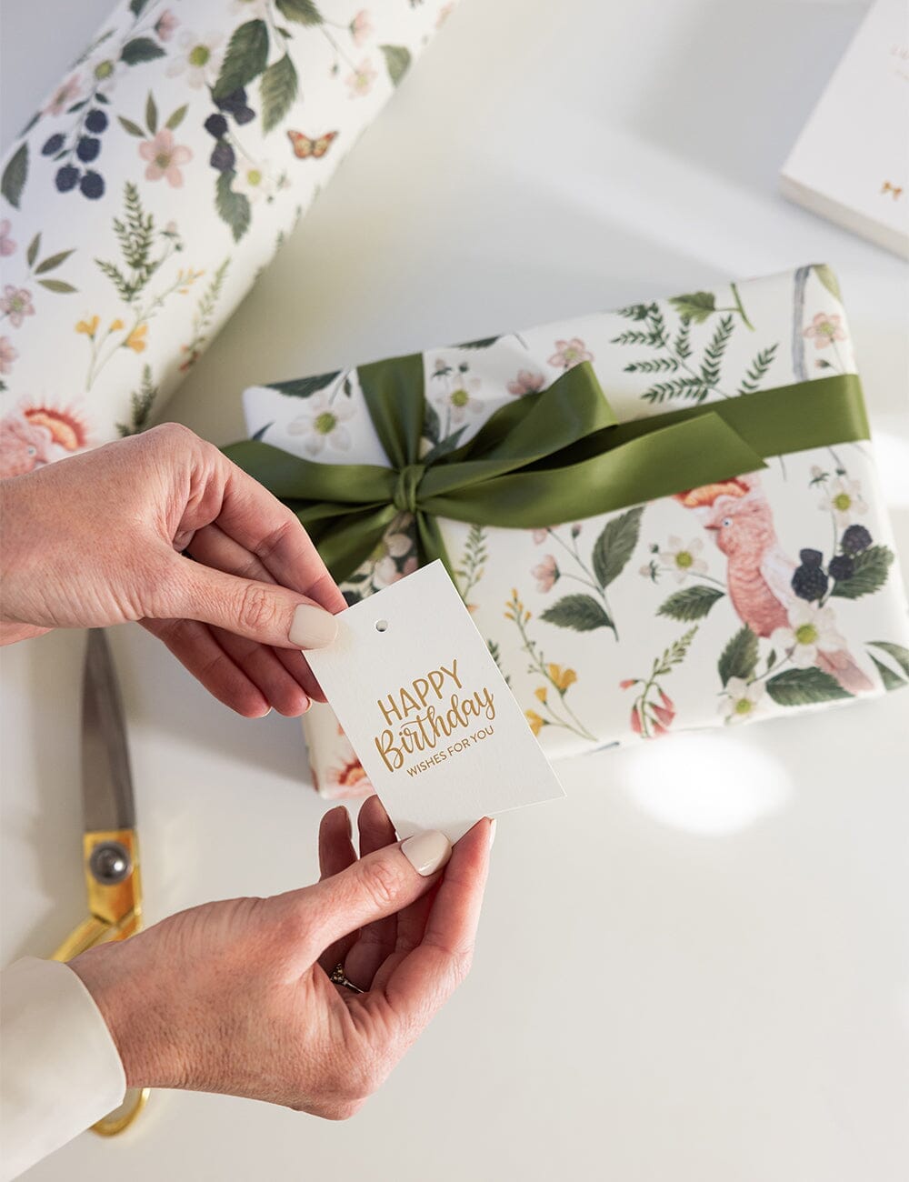 Gift Wrap Roll 3m - Cockatoos