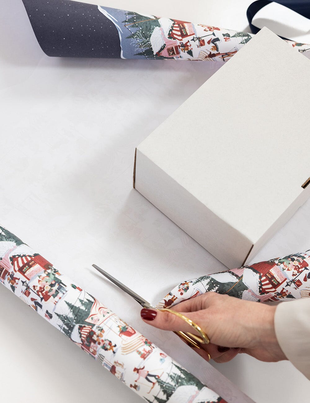Gift Wrap 3m Roll - Christmas Market