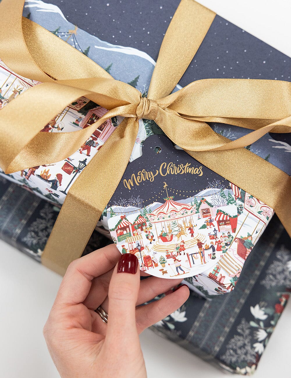 Gift Wrap 3m Roll - Christmas Market