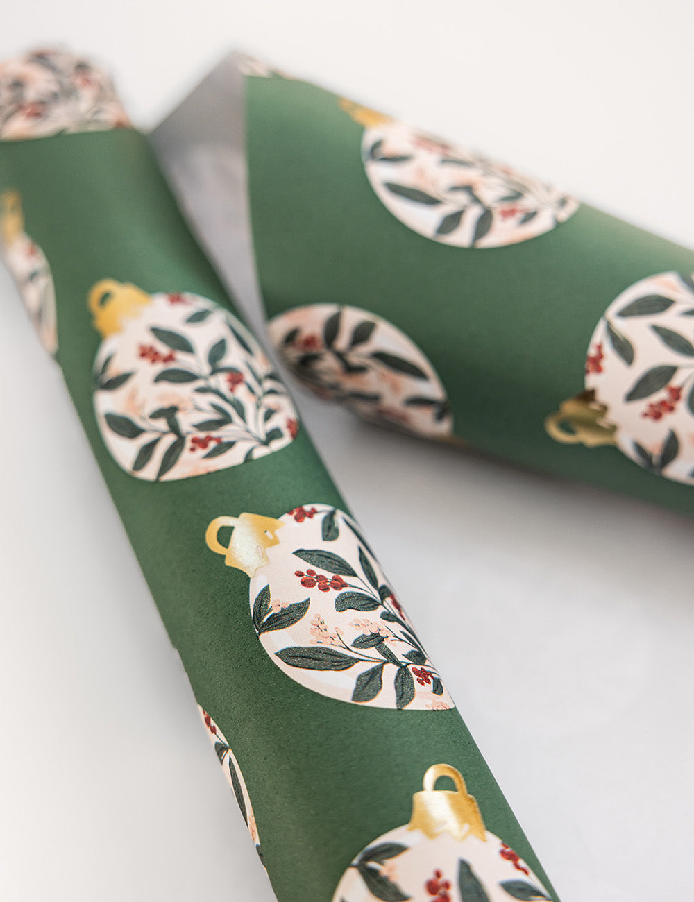 Gift Wrap 3m Roll - Christmas Ornaments
