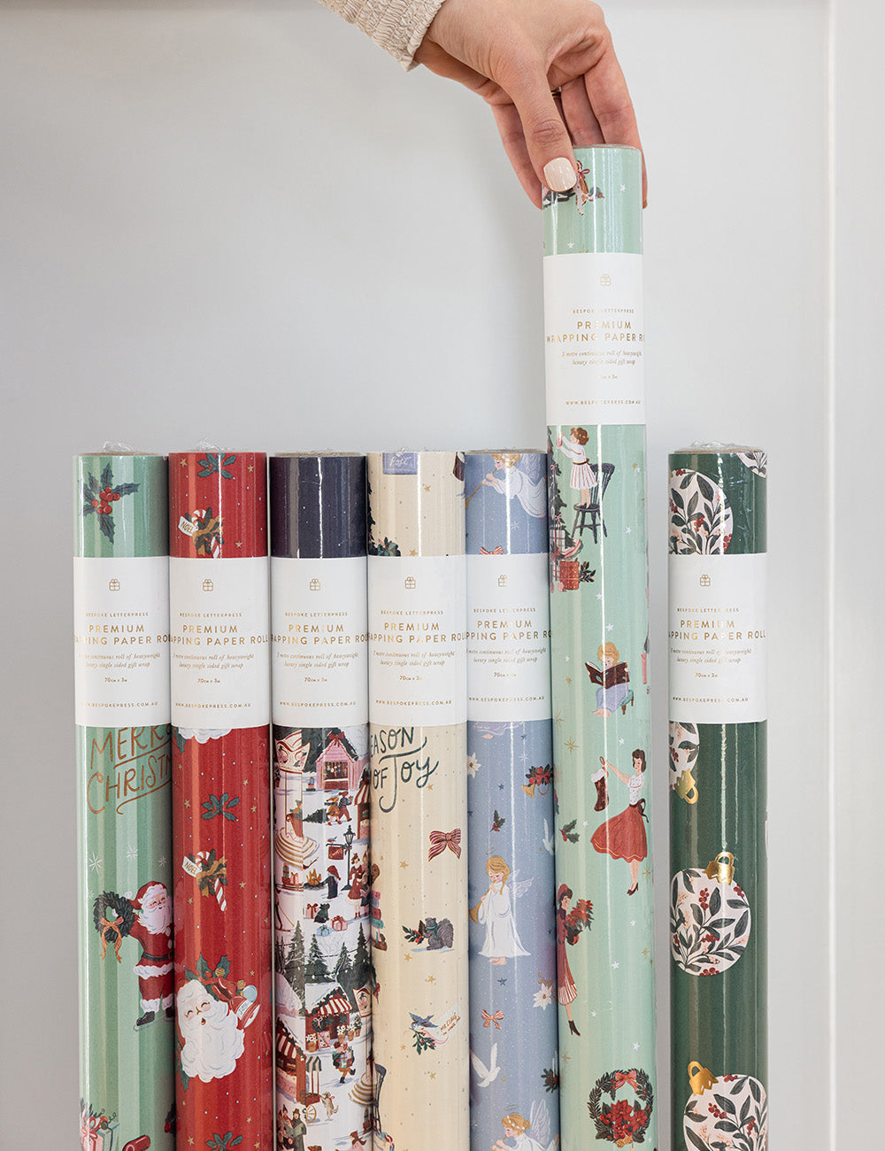 Gift Wrap 3m Roll - Christmas Ladies