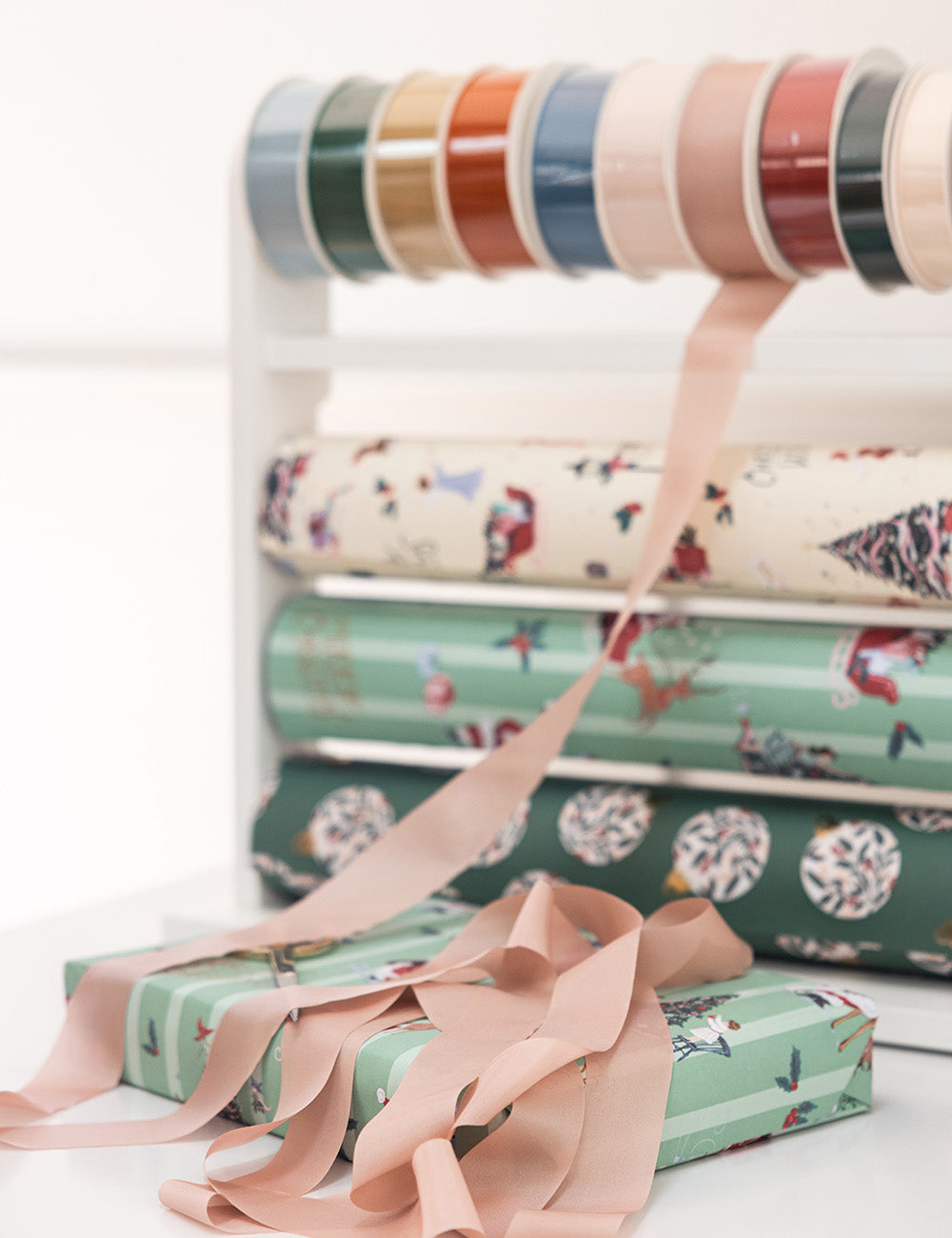 Gift Wrap 3m Roll - Christmas Santas
